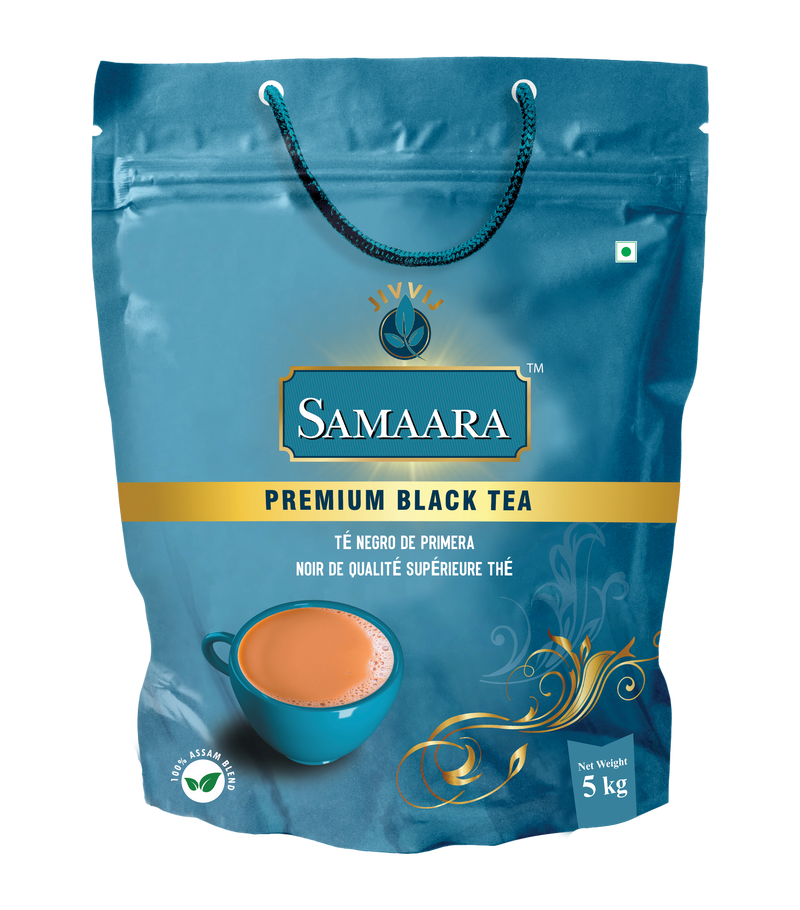 Jivvij Samaara Black Tea Leaf 5Kg Pouch | Quality Tea Leaves