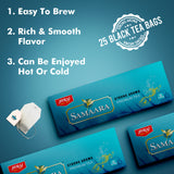 Samaara Premium Black Teabags Pack of 3
