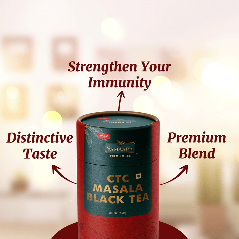 Jivraj Samaara CTC Masala Black Tea | 250gm | Strengthens your Immunity
