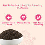Jivvij Samaara Premium Gulabo Rose Tea | CTC Black Leaf Tea | Mamari Chai | Strong Exotic Natural Flavour Tea