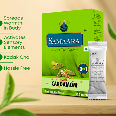 Jiivij Samaara Cardamom Instant Premix Tea 10Sachet
