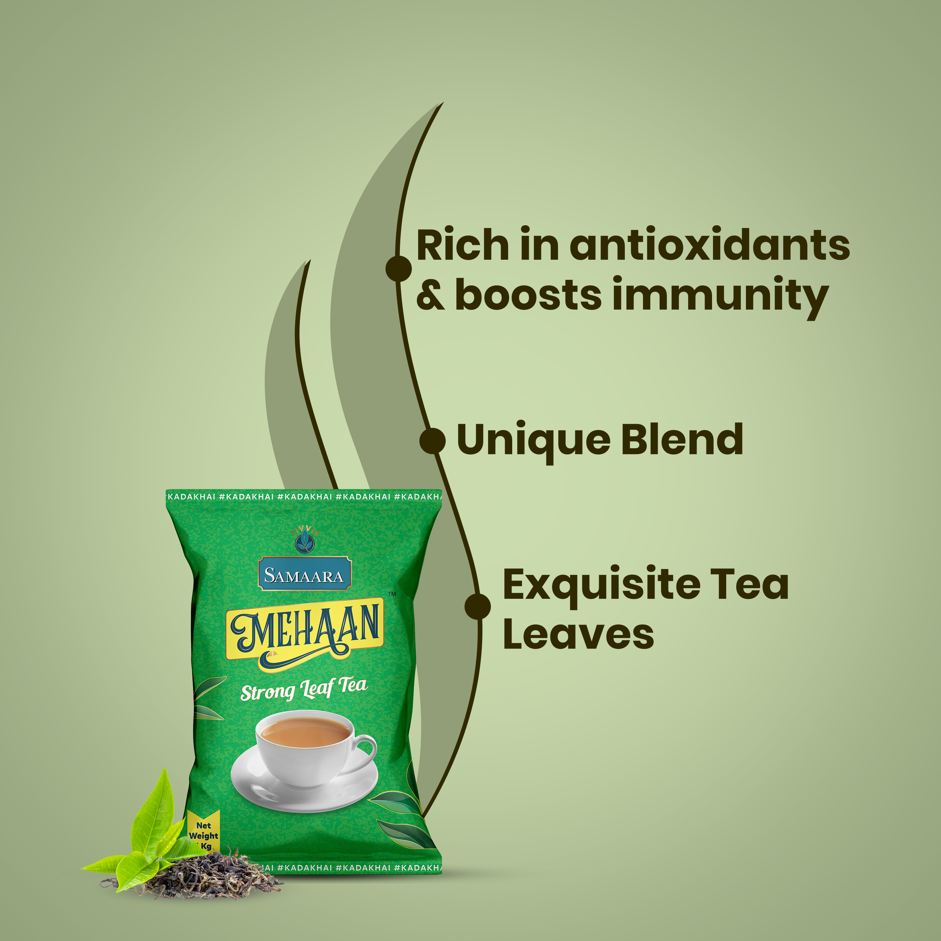 JIVVIJ SAMAARA Mehaan Leaf Tea | Natural Assam Blend