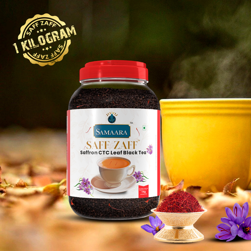 Jivvij Samaara Saffron Tea 1Kg Jar