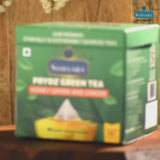 Jivvij Samaara Prydz Pyramid Honey Lemon Ginger Green Tea | 40 Tea Bags | The Finest Blends of Assam