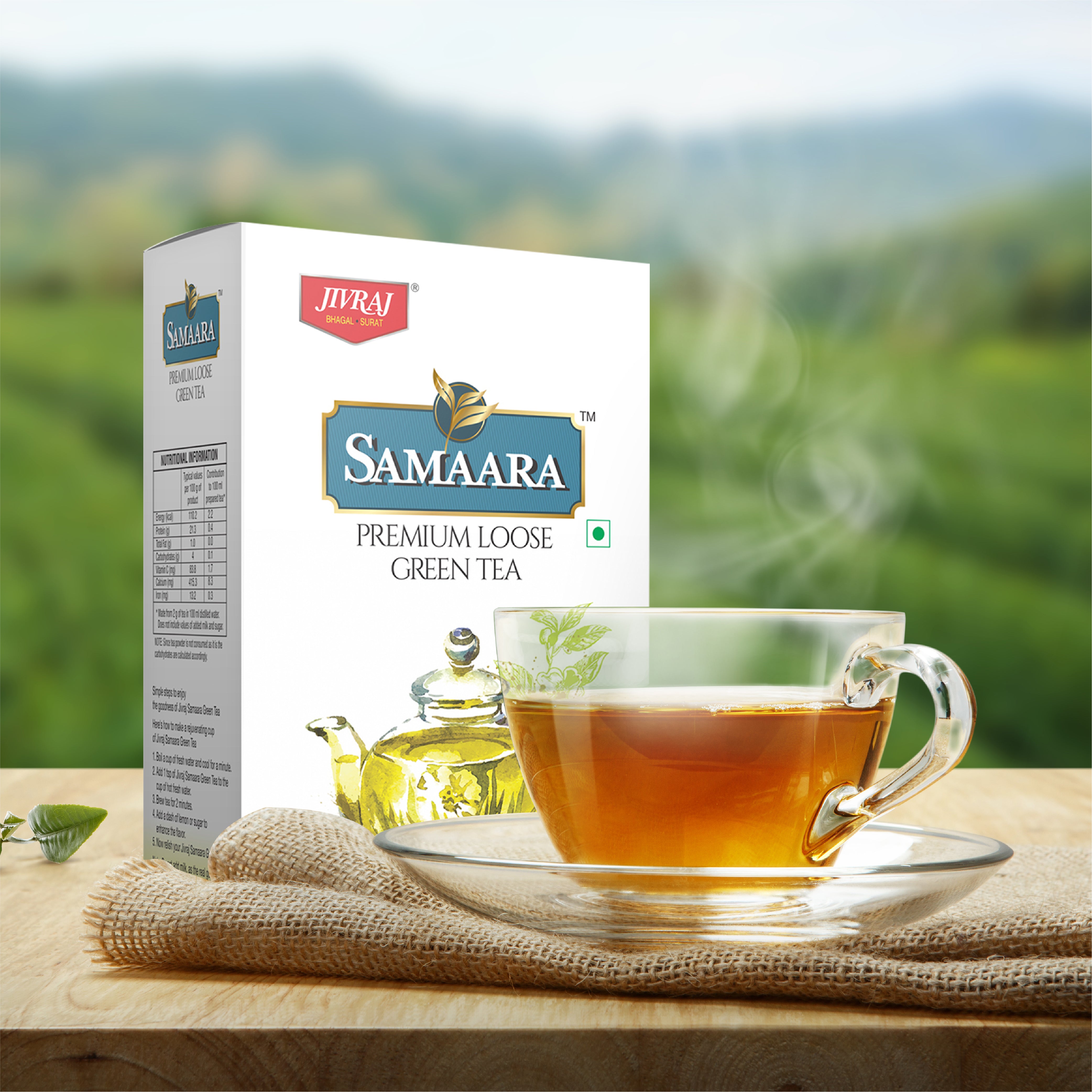 Jivraj Samaara Premium Loose Green Tea 250gm