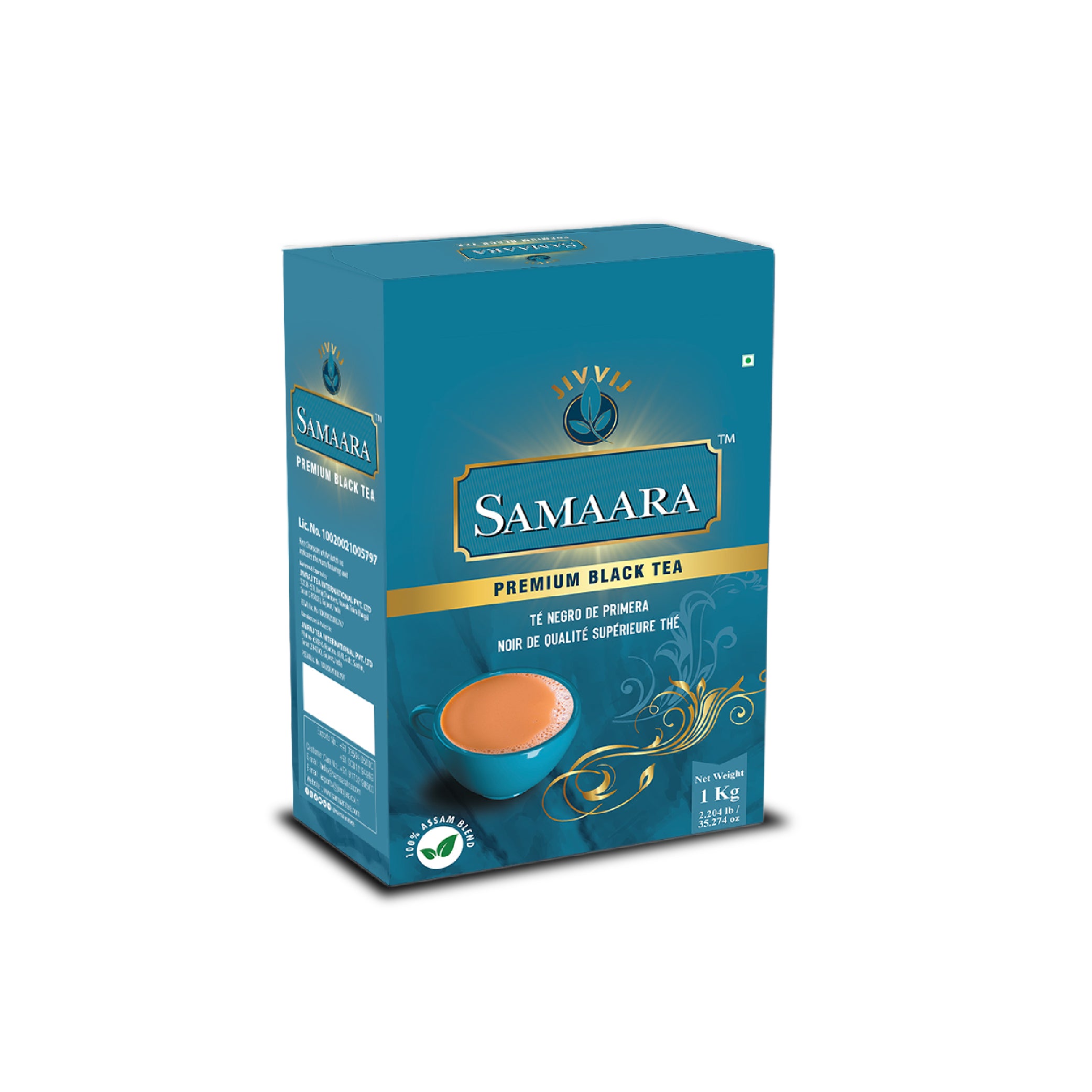Samira Tea Jivvij Samaara Black Tea Box | Strong Exotic Natural Tea