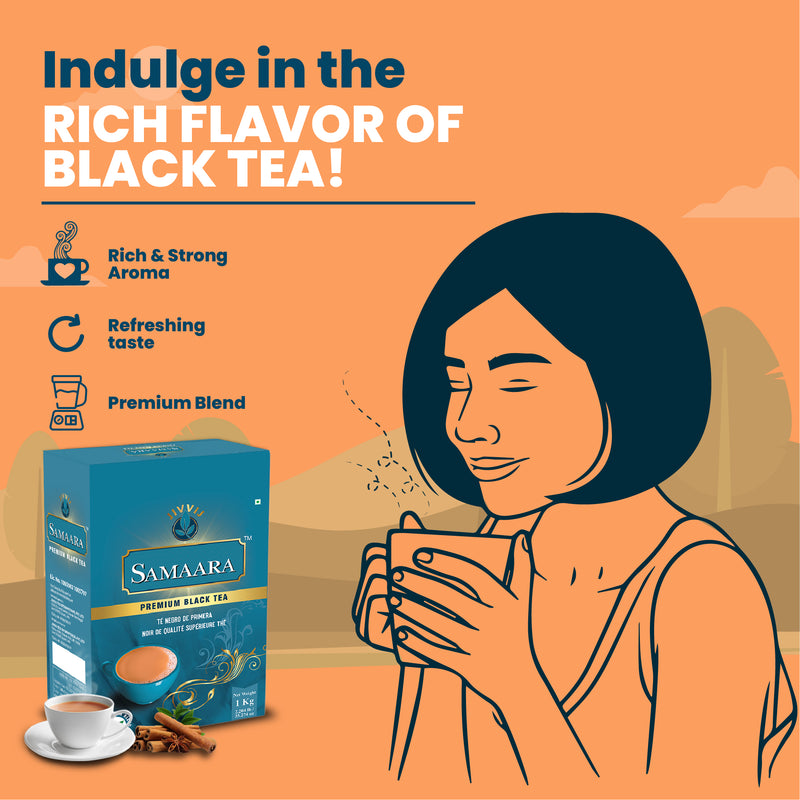 Jivvij Samaara Black Tea Box | Strong Exotic Natural Tea