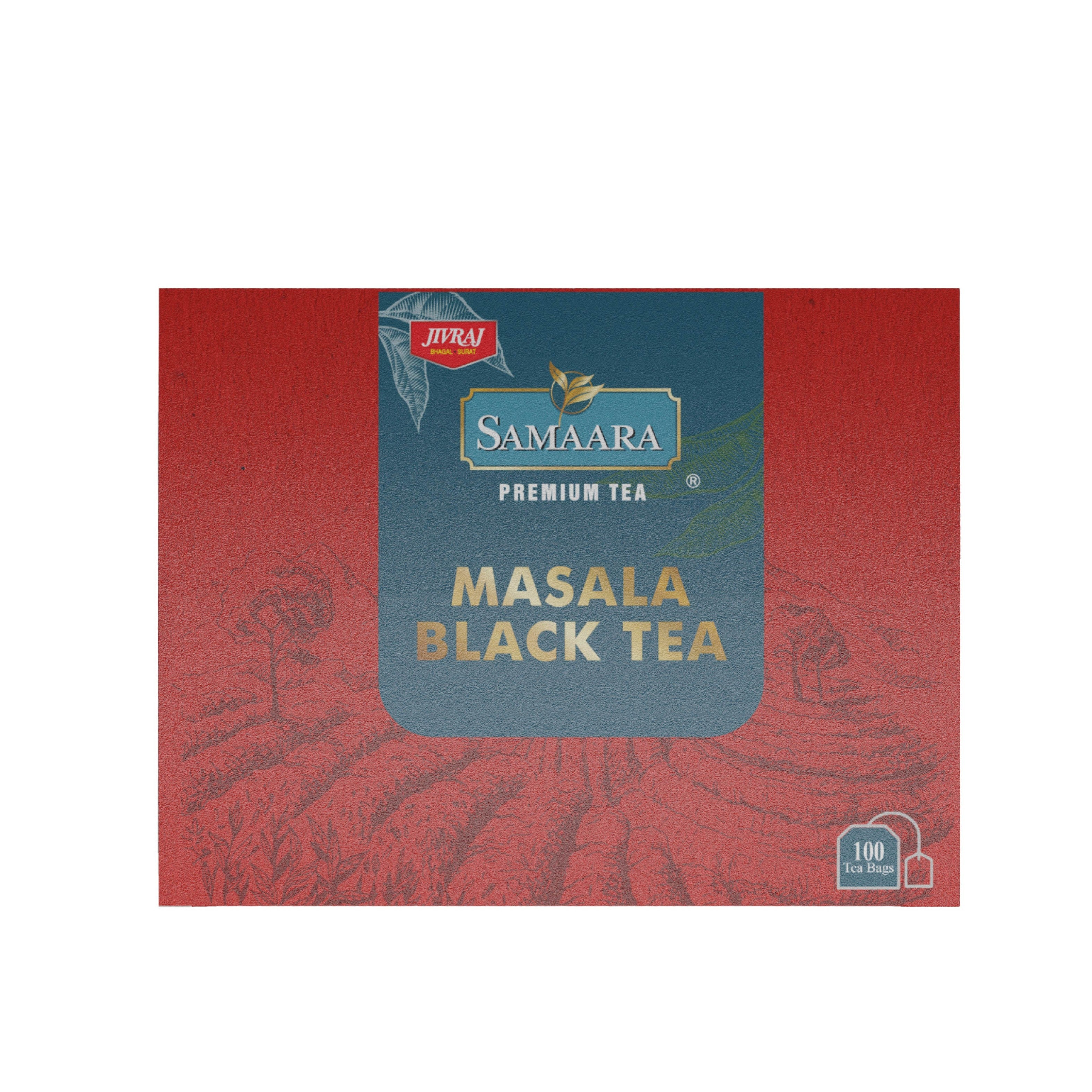Samaara Masala Black Tea - Box Of 100 TeaBags